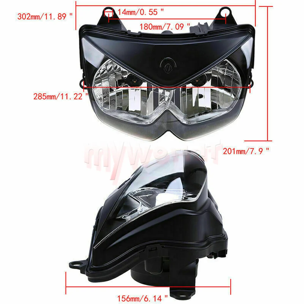 Suitable For KAWASAKI Z1000 Headlight 2003 - 2006 Z750 Front Lighting Lndicator Motorcycle Light Assembly Accessories 2004 2005