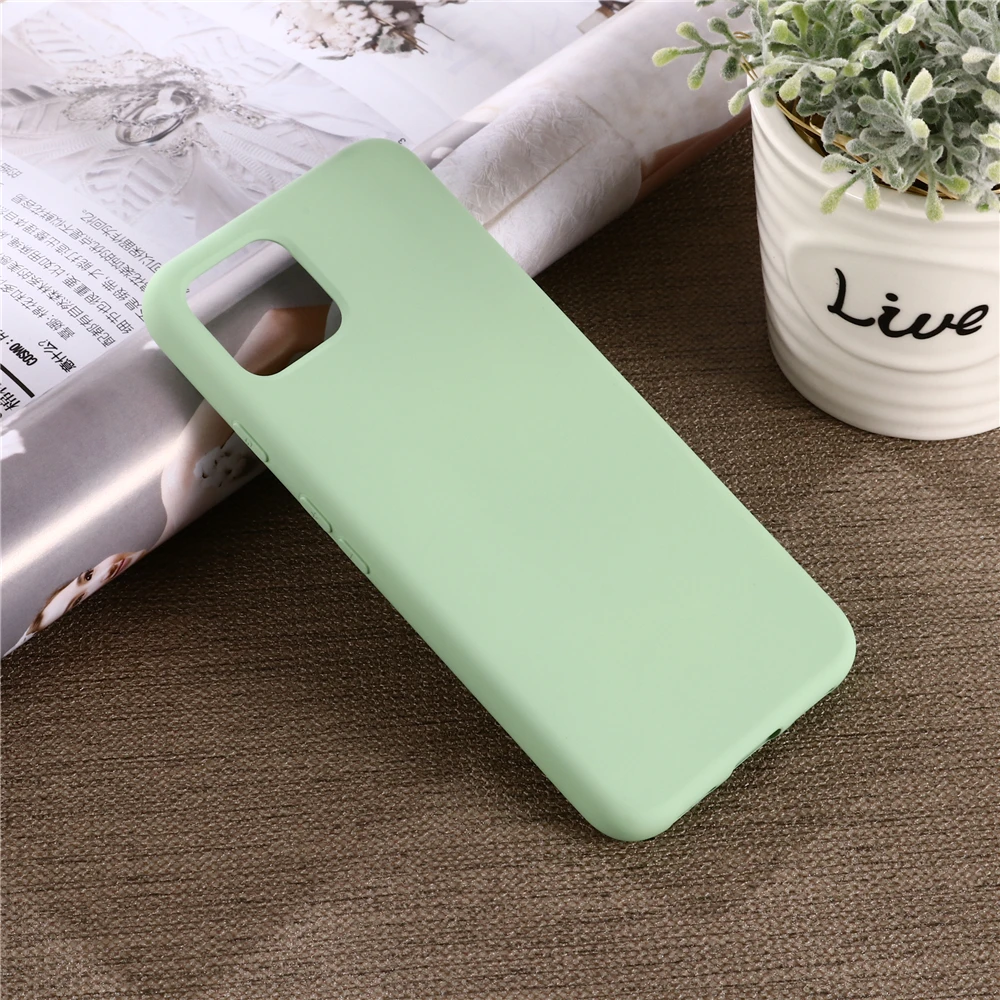 Silicone Case For Google Pixel 4 A XL Liquid Silicone Protective Cover Google Pixel 4A 4G 5A 5G 4XL 5 6 7 8 Pro Silky Soft Cover