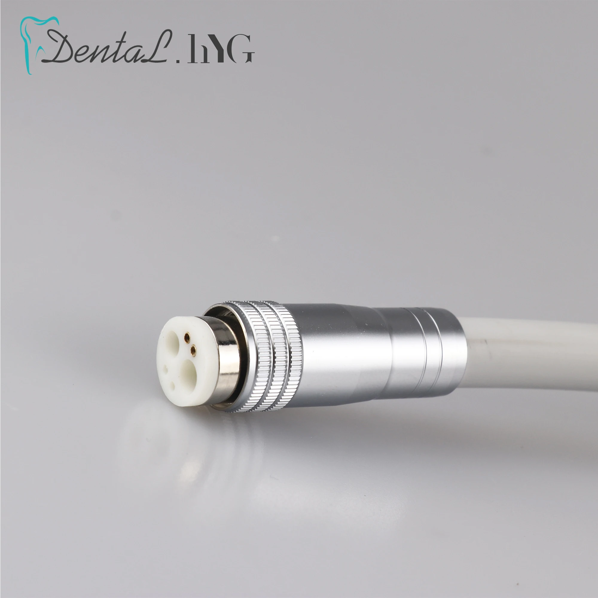 1 Set Dental 6 Holes Silicone Fiber Optic Tubing Hose +For Handpiece 6 Holes High Speed Handpiece Tube Pipe With Connector