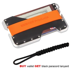 ZEEKER Slim Wallet Men Front Pocket Wallet RFID Blocking Genuine Leather Card Holder