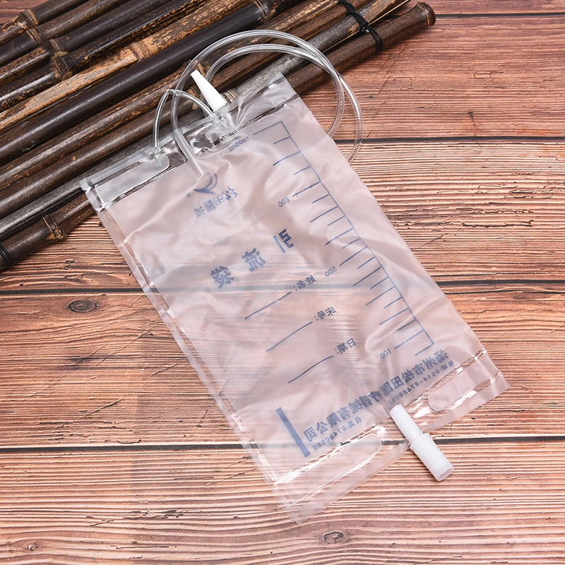 1Pc 1000ml Urine Collector Bag Urinary Catheter Health Drainage Bag Male Urine Bag Anti-Reflux