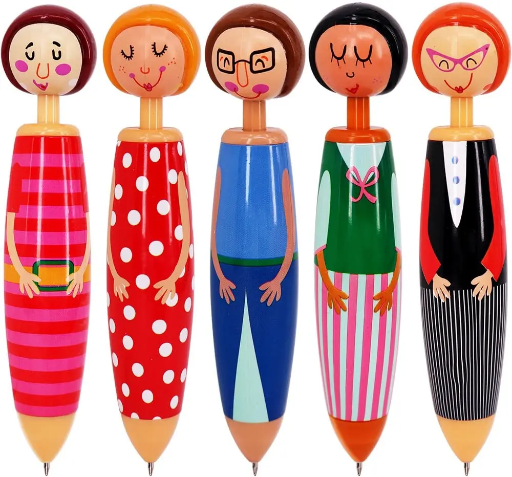 

Originality Fashion Designed Doll Pen Cartoon ballpoint pen，Cute Creative Stationery and Office Supplies