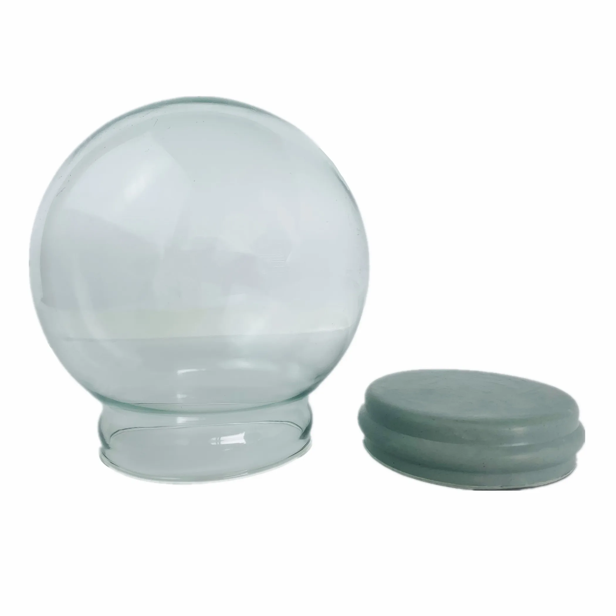100mm DIY Water Snow Ball Accessories Christmas Snow Globes decoration ornament display dome