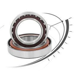 1 PC Angular contact ball bearing 7200 7201 7202 7203 7204 7205 7206 7207 7208 AC C.