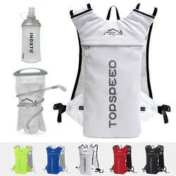 Zaino da Trail running 5L borsa da gilet idratante da corsa super maratona borsa da ciclismo da corsa borsa da 250ml bottiglia morbida acqua in bottiglia