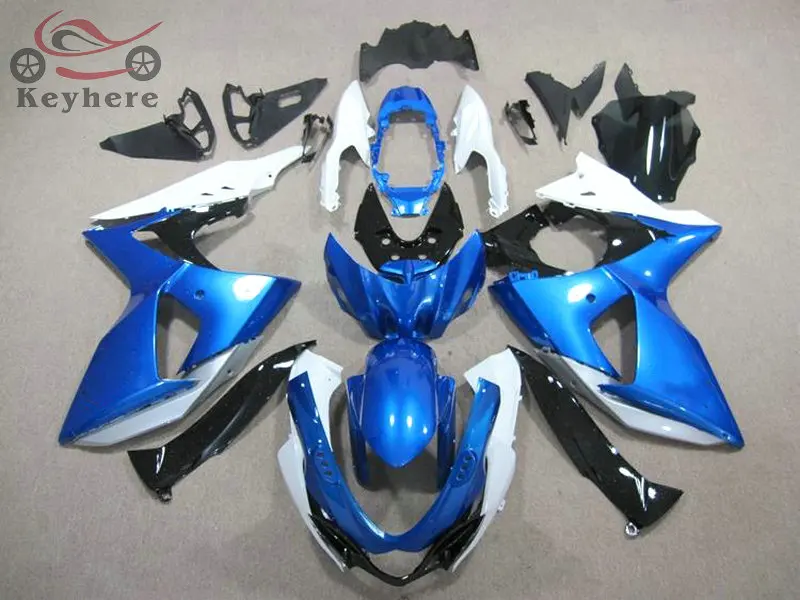 

High quality Injection fairings for Suzuki GSXR 1000 2009 2010 2011 2013 blue white motorcycle fairing bodywork GSX R1000 09-15