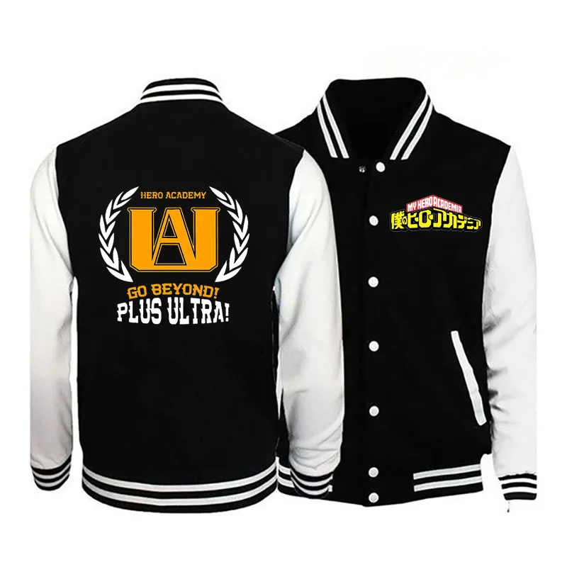 My Hero Academia – veste de baseball pour femmes, uniforme de rue, nouvelle version coréenne, blouson bombardier ample pour couple, printemps et automne 2021