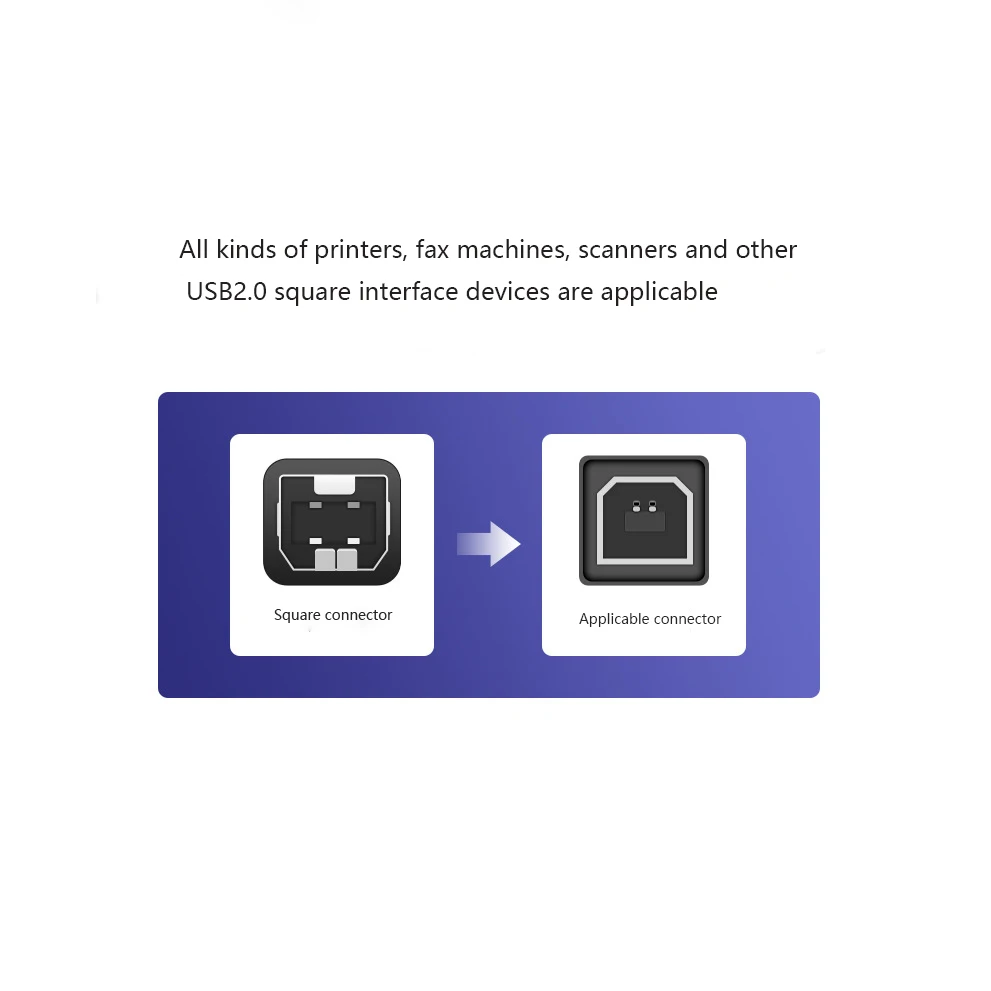 Hohe qualität USB kabel für drucker Hoher Geschwindigkeit EIN zu B Männlich zu männlich usb Drucker Kabel daten sync 3d label drucker