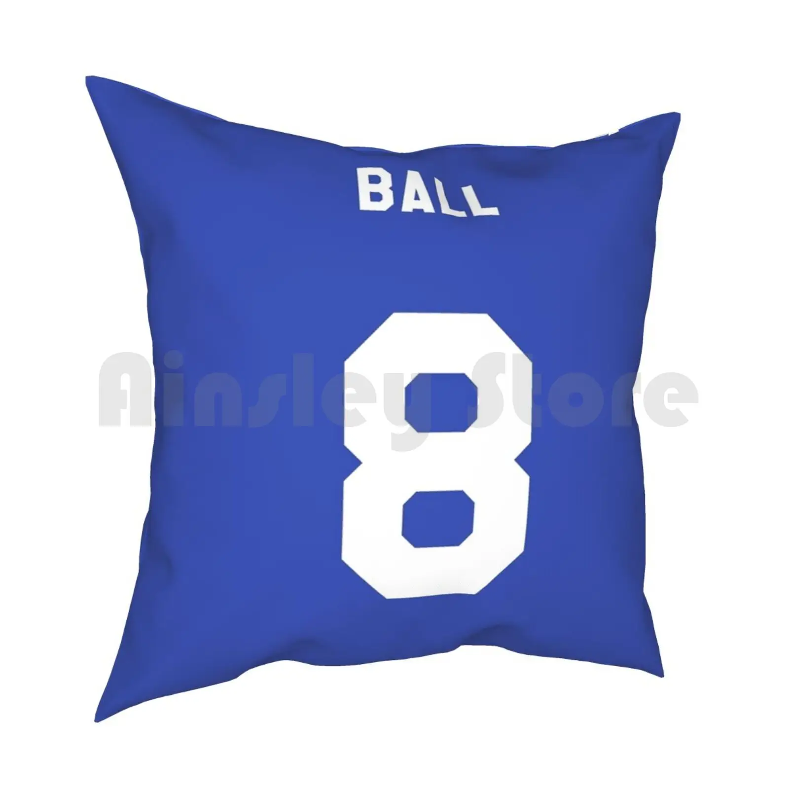 Ball Number 8 Shirt Pillow Case Printed Home Soft Throw Pillow Football Name Number Top Phone Cover Player Footy Sport