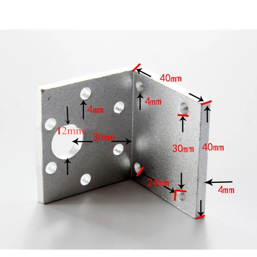 رشاقته 37 مللي متر موتور تيار مباشر قوس 4 مللي متر سبائك الألومنيوم حامل المحرك تحديد مقعد هيكل السيارة الذكية اكسسوارات اكسسوارات السيارات