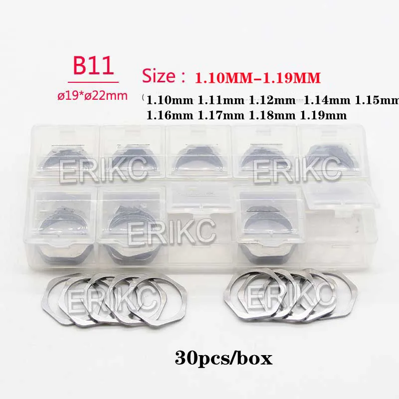 

ERIKC B11 1.10MM -1.18MM Common Rail Diesel Injector Washer 270 PCS Copper For Injection