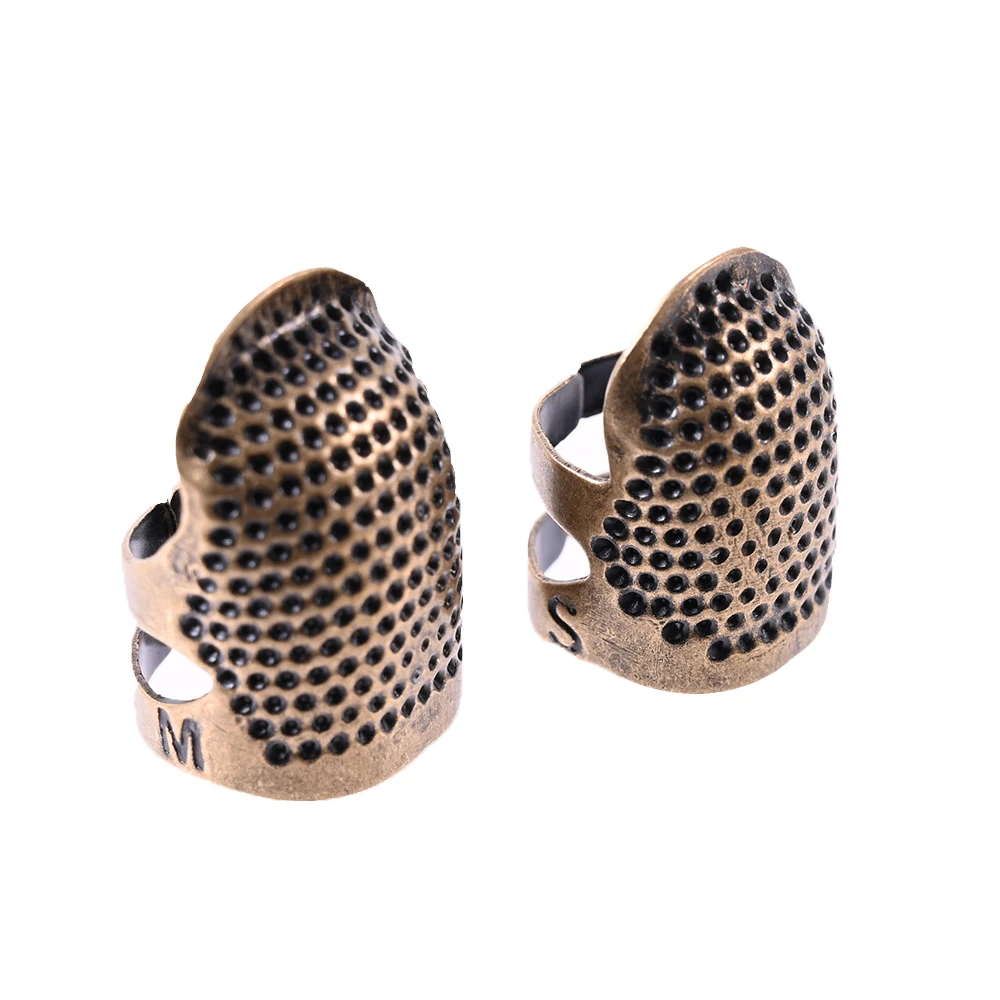 1PCS Retro Finger Protector Antique Thimble Ring Handworking Needle Thimble Needles Craft DIY Household Sewing Tools Accessories