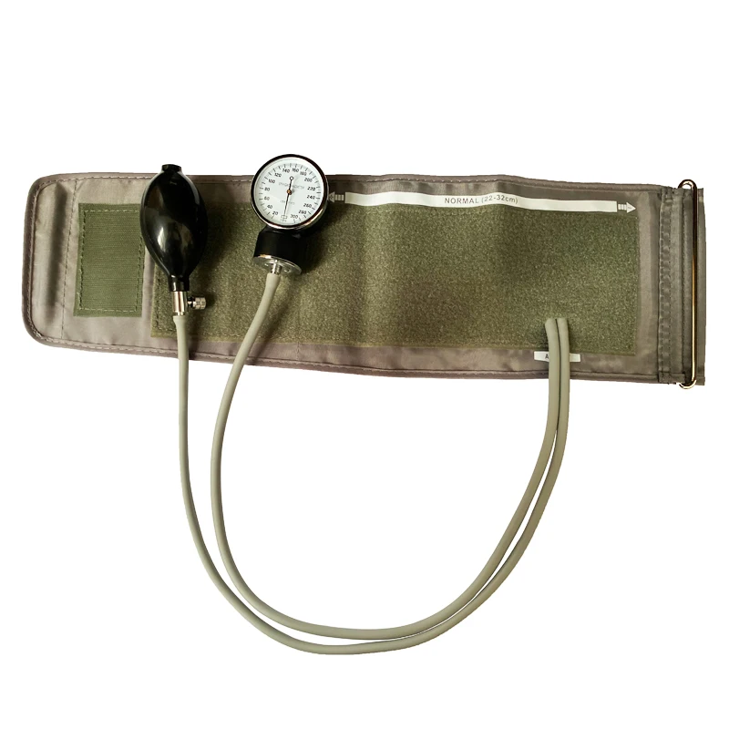 Aneroid Sphygmomanometer Measure Device Home Use Blood Pressure Manual Watches Meter Arm Cuff Tool Tonometer for Adult with Bag