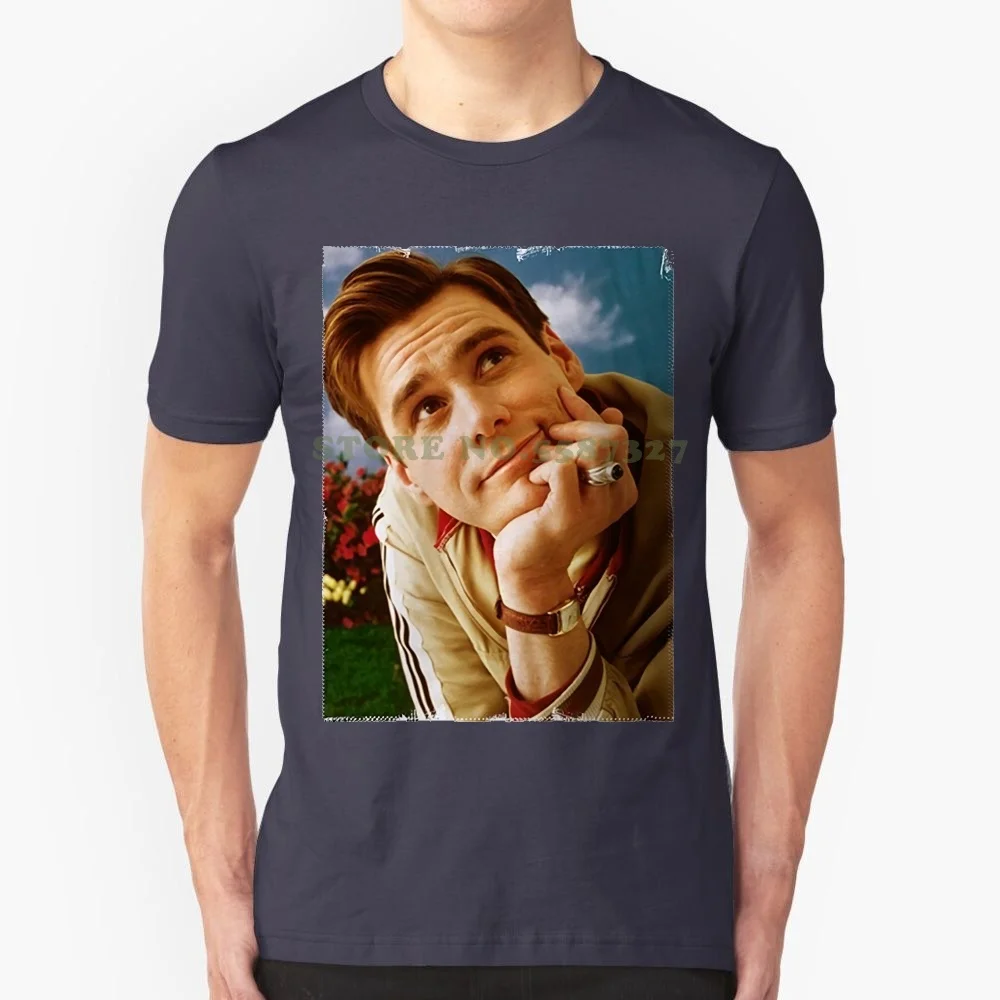 Great Discount Cotton Men Tee Jim Carrey 1 Men's T Shirt Celebrity Star One In The City