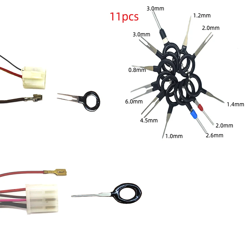 3/11/18/41pcs Car Terminal Removal Electrical Wiring Crimp Connector Pin Extractor Kit Car Electrical Repair Hand Tools