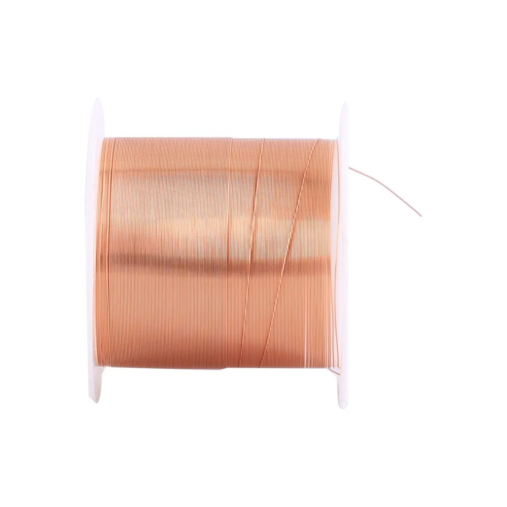 Cable de bobina de alambre de cobre esmaltado, Cable de bobina de 20M/ 50M, 0,1mm, 0,2mm, 0,3mm