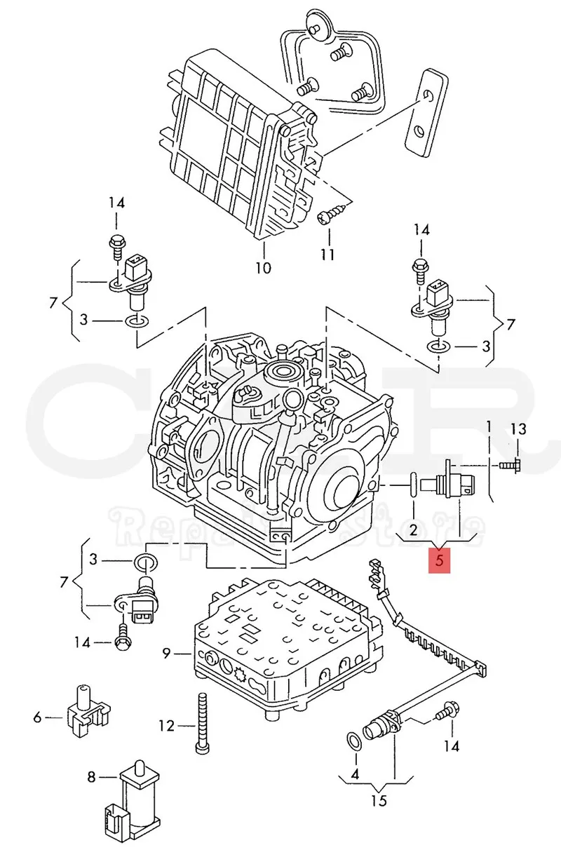 Automatic Transmission Gearbox Multi-Function Switch 095919823F For Audi Cabriolet For VW Beetle 1998-2004 Jetta Golf 1996-2005