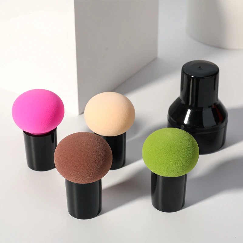 Mushroom Shape Cosmetic Puff Makeup Sponge for Liquid Foundation Cream Beauty Cosmetics Puff Make Up Cosmetic Powder Puff