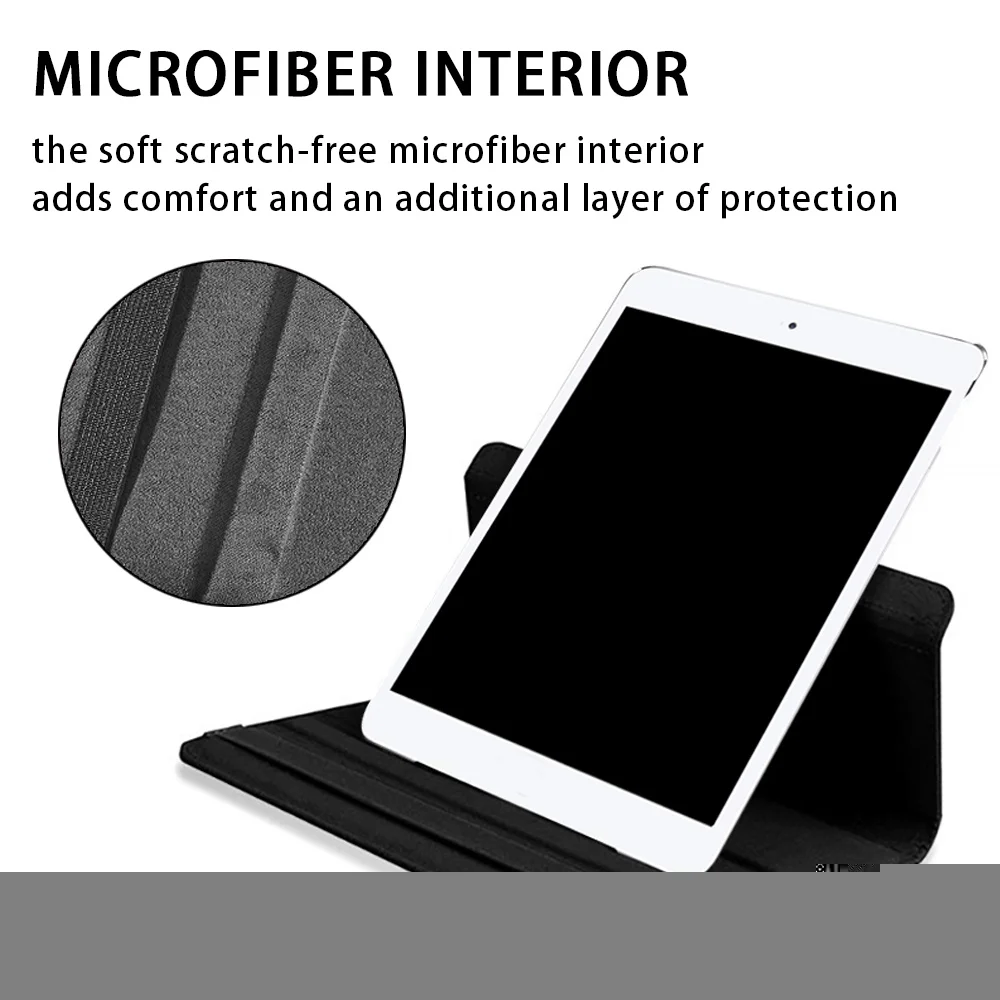 Ipad Cases for Apple IPad 10.2 Inch 9th Generation 2021 Anti-fall 360 Rotating Tablet Cover Case + Bluetooth Keyboard