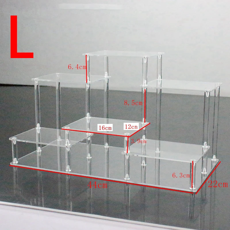 Acryl Display Stand Multi-layer Clear Display Rack Voor Figuur Pop Opbergrek, Cosmetica, Parfum, kruiden Pot, Thee Set