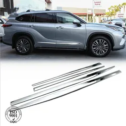 Accessories For Toyota Highlander 2020-2023 Car Door Side Molding Trim Garnish Strip Sticker