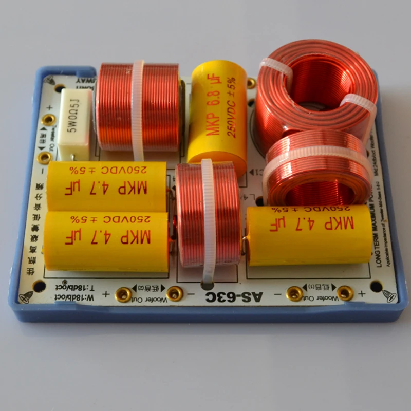 HIFIDIY LIVE AS-63C 2.5/3 Way 3 speaker Unit (Tweeter +mid-bass +bass) HiFi Speakers audio  Frequency Divider Crossover Filters