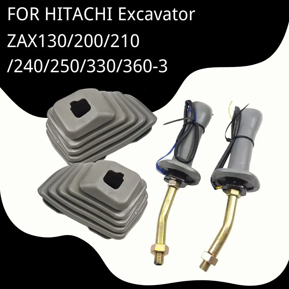 

Control JoysticHandle for HITACHI Excavator Accessorie ZAX130/200/210/240/250/330/360-3 Dustproof Cover Spare Parts