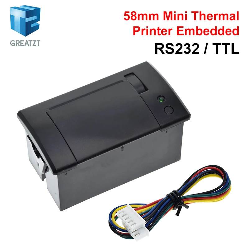 58mm mini thermal printer Embedded POS Receipt Tickets Printer with interface  RS232 / TTL use with 5v-9v for arduino android