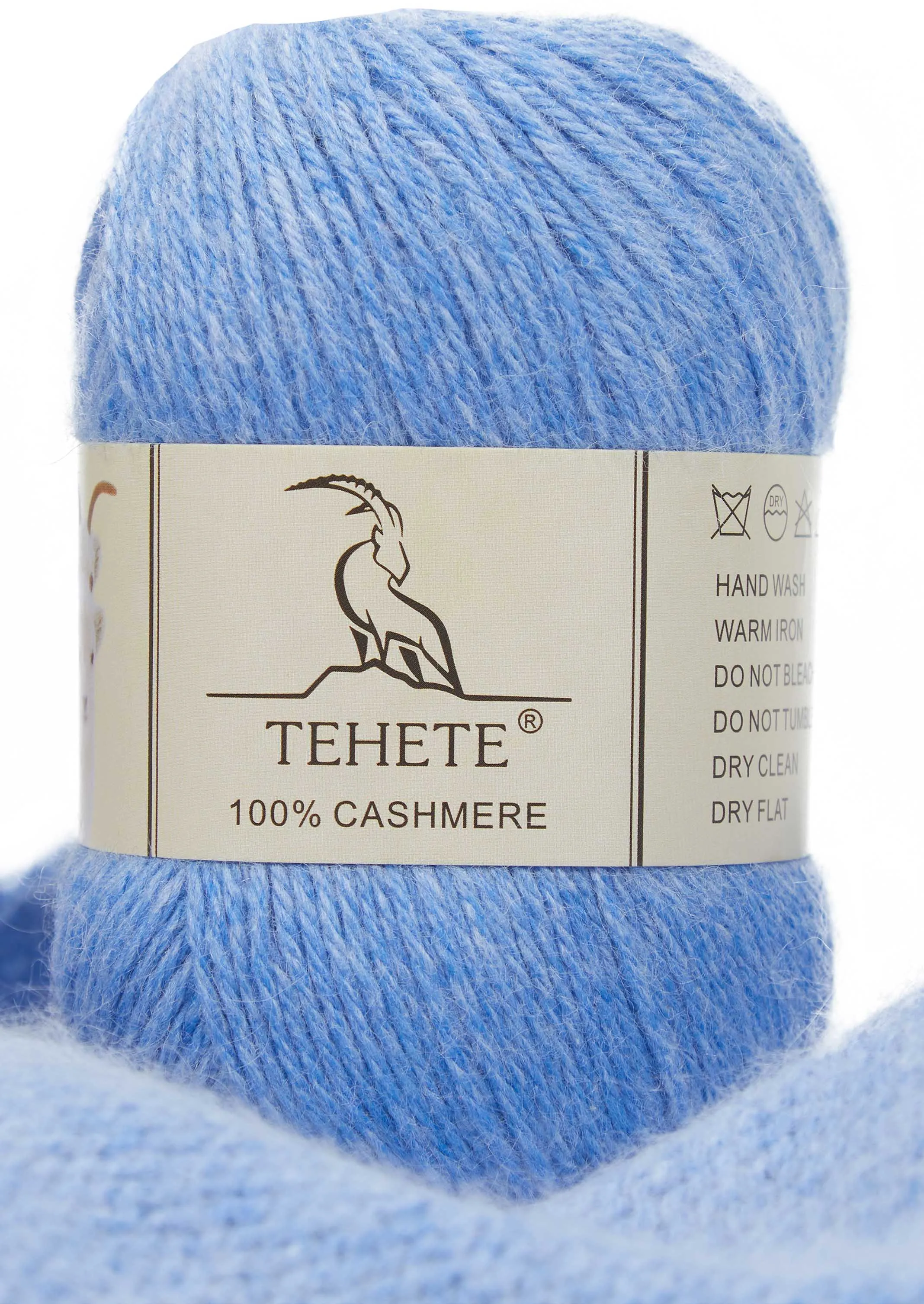 TEHETE 100% Cashmere Yarn 4-Ply Knitting Warm Soft Lightweight Luxurious Fuzzy Crocheting Yarn By Hand DIY Material Sewing Scarf