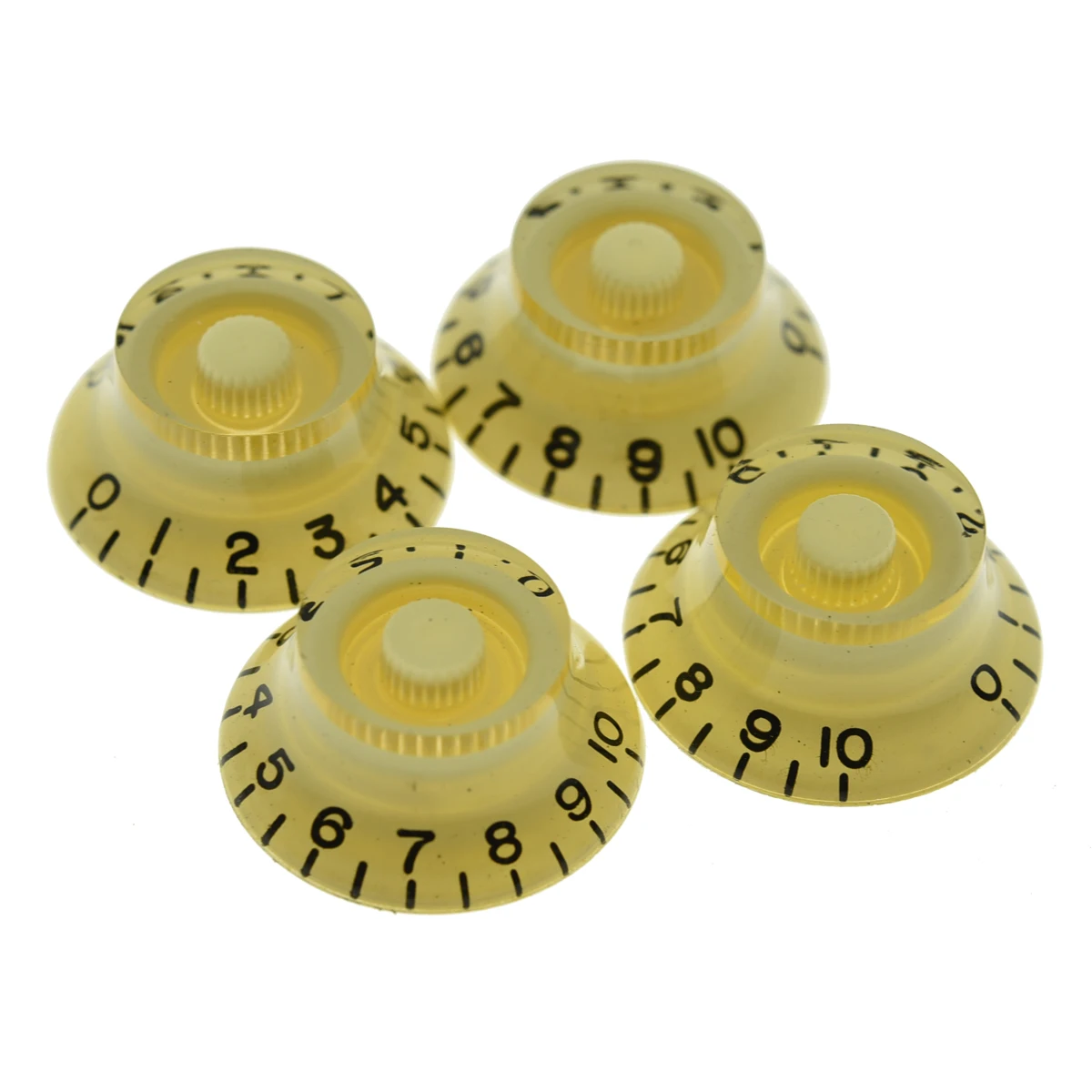 Dopro USA(Imperial) LP Guitar Bell Knobs 24 Fine Splines Top Hat Knobs for Gibson Les Paul with CTS Pots