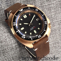 44mm Tandorio Solid Full Real Cusn8 Bronze NH35AA PT5000 200m Waterproof Mechanical Automatic Men Watch Sapphire Glass