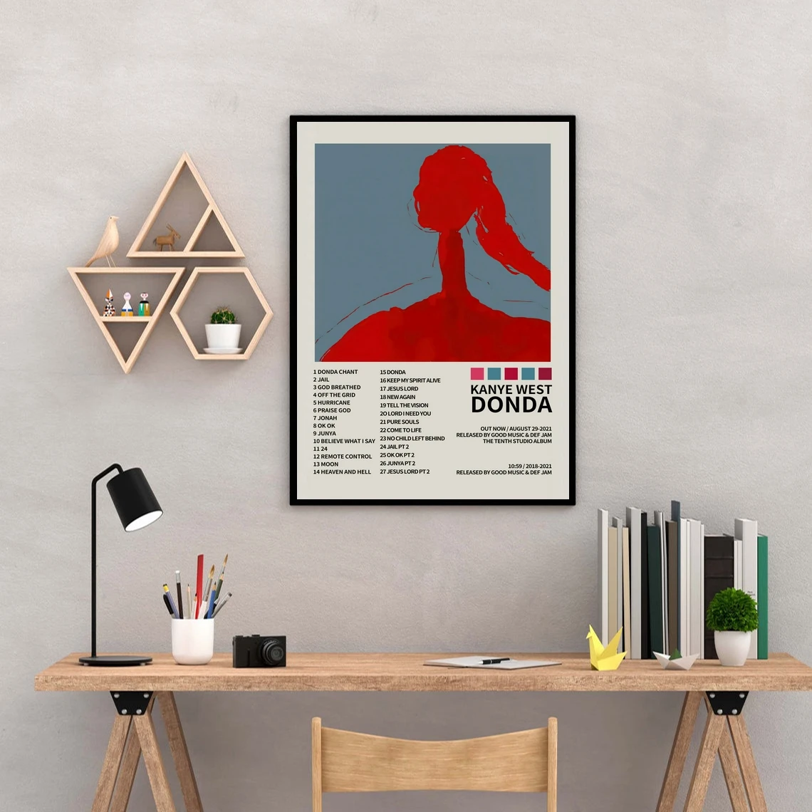 Kanye West Donda Music Album Poster Canvas Print Home Decoration Wall Painting ( No Frame )