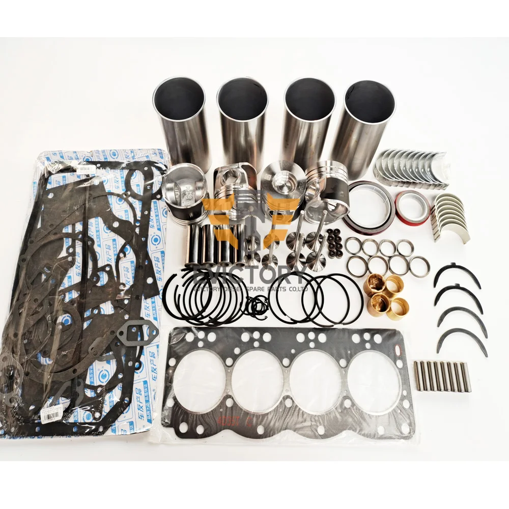 

For Xinchai A498 A498BT 498BPG Engine overhaul Rebuild Kit Piston ring liner gasket bearing valve