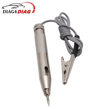 DC 6V 12V 24V รถรถจักรยานยนต์วงจรเครื่องทดสอบแรงดันไฟฟ้าฟิวส์ปากกาทดสอบยานยนต์เครื่องทดสอบวงจรเครื่องตรวจจับสายเคเบิลและคลิป