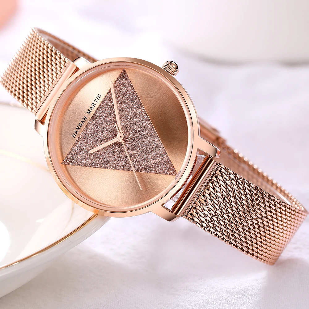 Original Design Women Watches Fashion Japan Quartz Movement Stainless Steel Rose Gold Waterproof Wrist watches relogio feminino