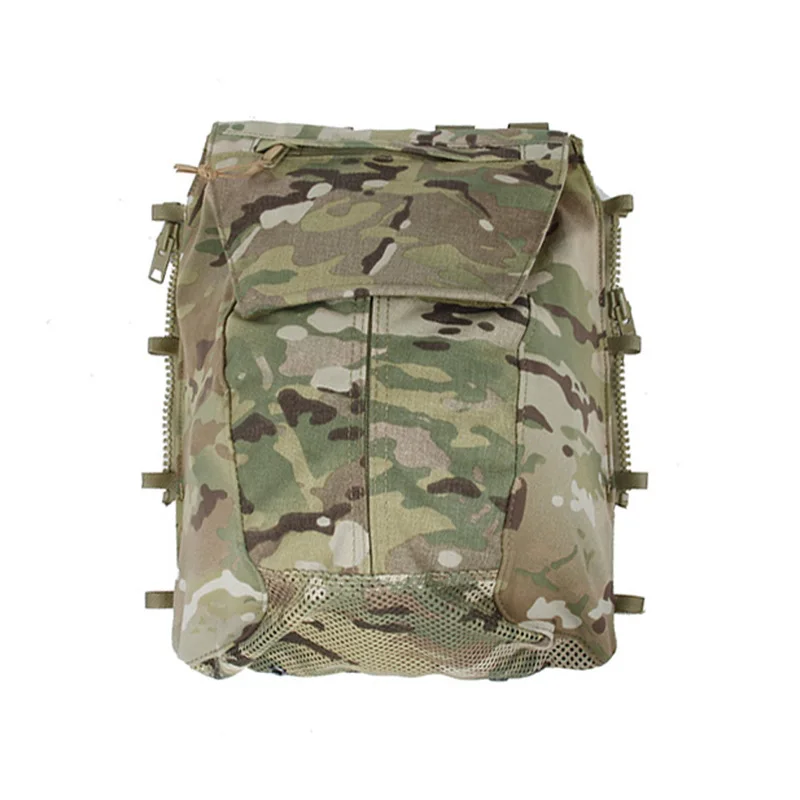 TMC Tactical Vest Zipper Pouches Bag 500D Multicam for Airsoft Tactical Vest Zip Panel Back Pack NG Ver Free Shipping