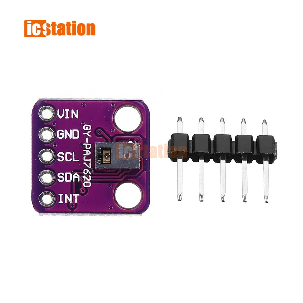 PAJ7620U2 GY-PAJ7620U2 مختلف وحدة استشعار التعرف على لفتة المدمج في 9 إيماءة إيك واجهة التعرف الذكي