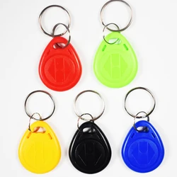 10Pcs/Lot 13.56Mhz ISO14443A M1 1K S50 Smart IC Key Ring Tag Keyfob Token Access Control