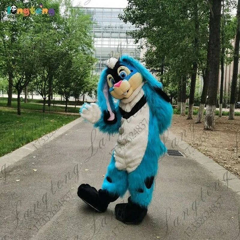 Królik kostium maskotka Cosplay Furry Suits Party Game Fursuit kreskówka sukienka stroje karnawałowe Halloween Xmas wielkanoc reklama