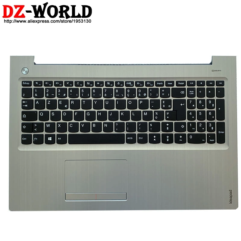 

French Keyboard with Shell C Cover Palmrest Upper Case and Touchpad for Lenovo 510-15 310-15 ISK IKB ABR IAP Laptop 5CB0M29121