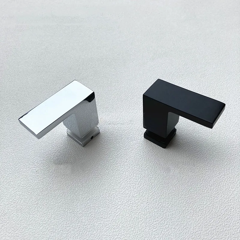 304 stainless steel solid single hole shower room bathroom glass door handle glass cabinet door handle small handle(SJ-8029B)