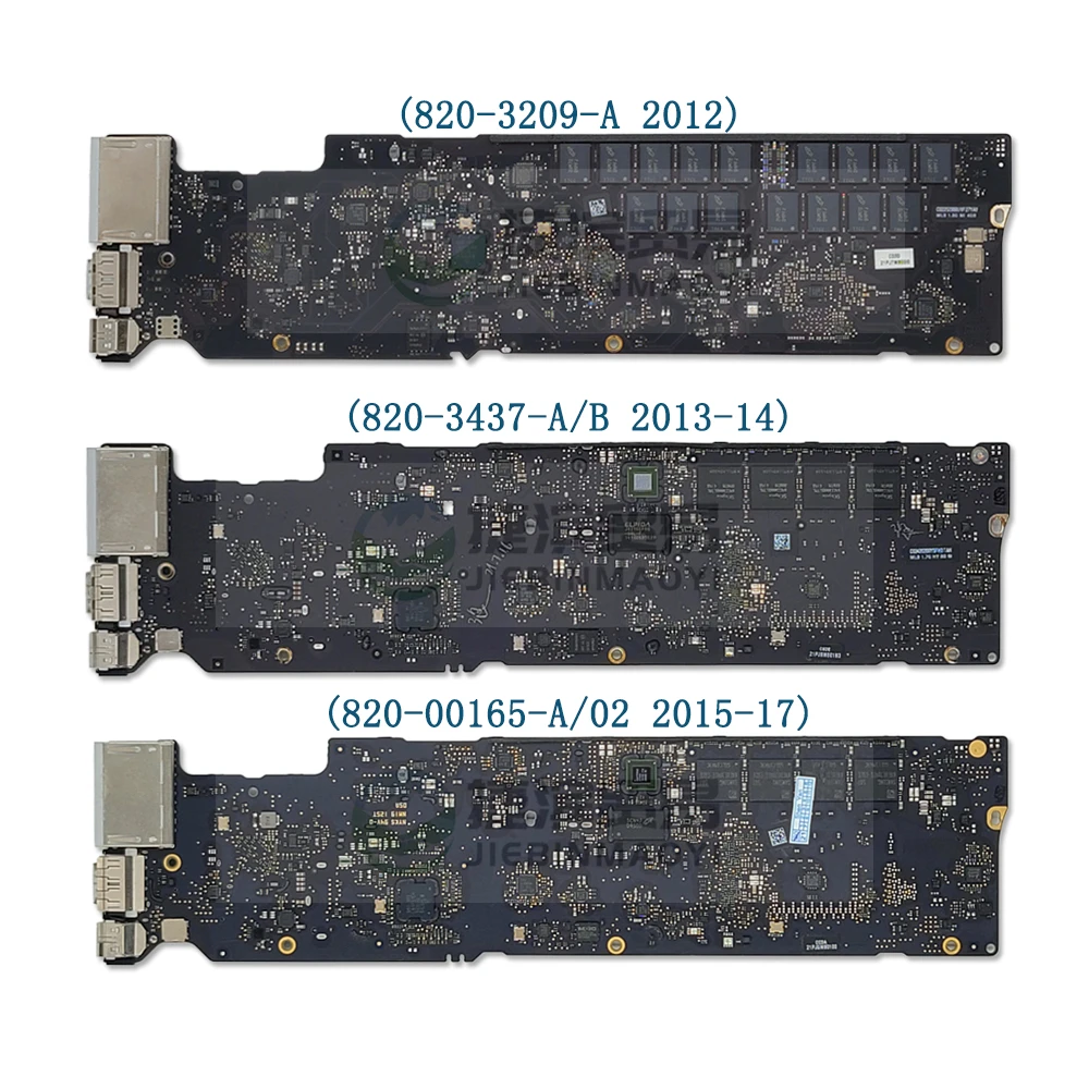 Placa-mãe original para MacBook Air, placa lógica, A1466, 13 ”, 2012, 820-3029-A, 2013-2014, 820-3437-A, B, 2015-2017, 820-00165-A