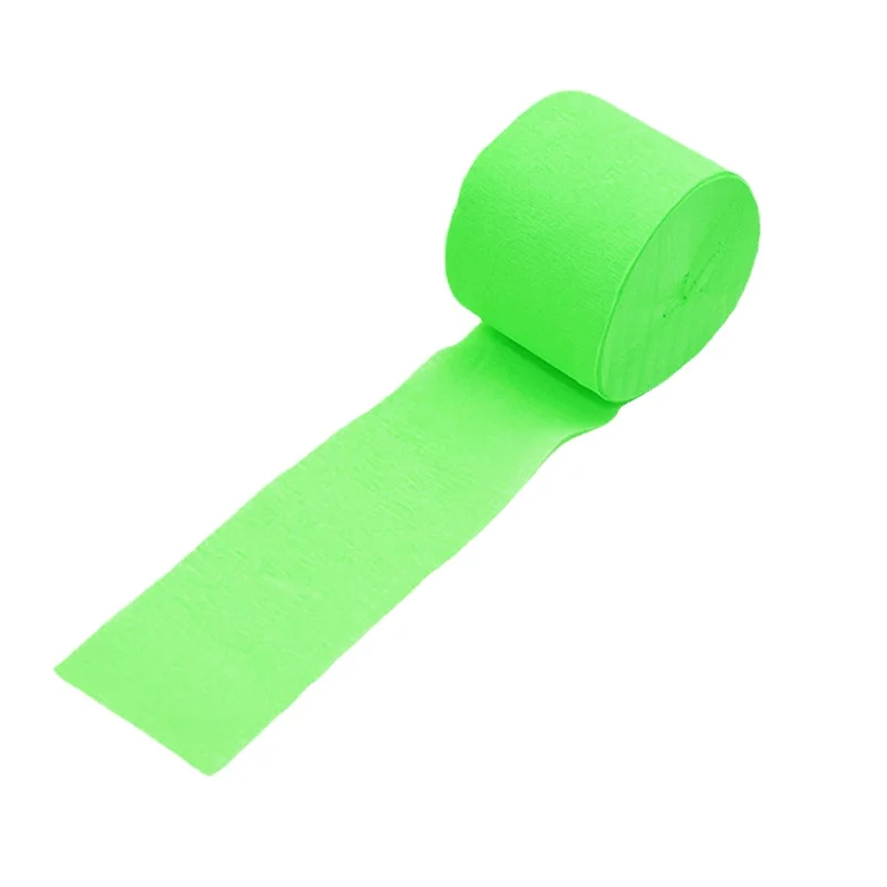 45mm 25meter Länge Crepe Papier Streamer Rolle Bunting DIY Papier Girlande Fotografie Kulissen für Hochzeit Geburtstag Party Decor – Detail 18