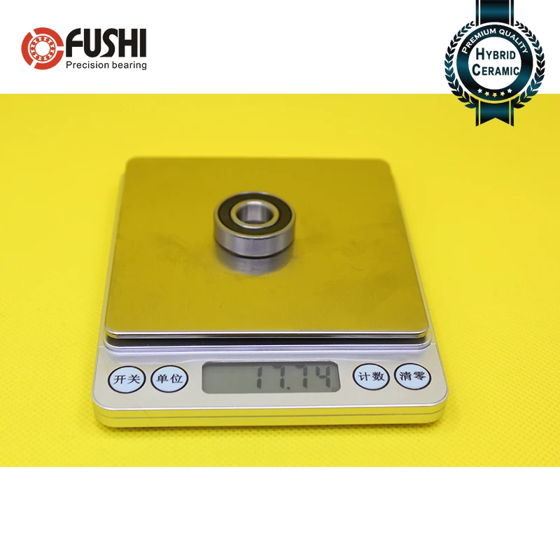 6001 Hybrid Ceramic Bearing 12x28x8 mm ABEC-1 1PC Bicycle Bottom Brackets & Spares 6001RS Si3N4 Ball Bearings