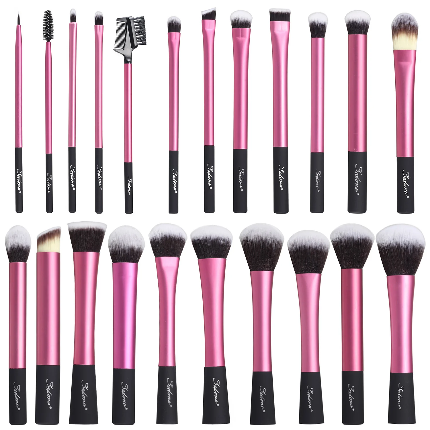 Sedona Makeup Brushes Pro Pink Brush Set Powder EyeShadow Blending Eyeliner Eyelash Eyebrow Make up Beauty Cosmetics Brushes