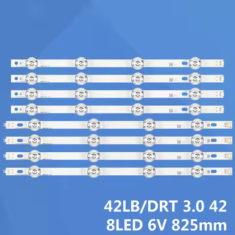 8PCS LED strip For 42" TV 42LB5800-ZM 42LB5800-UG 42LB572V 42LB570V 42LB570U 42LB5700 42LB6500-UM 42LF560V 42LX530S 42LB658V