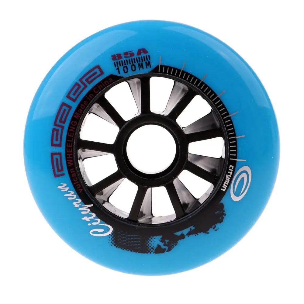 Roue de patin à roulettes en ligne de remplacement, accessoire de patinage, durable, haute élasticité, résistant à l'usure, équipement de sport, 90mm, 100mm, 110mm, 1 pièce