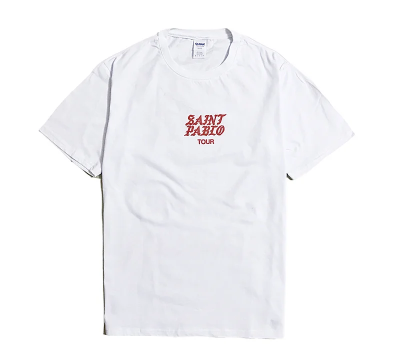 2024 Singer Kanye West Saint Pablo Tour T shirtS I Feel like Paul Cotton T-shirt Men Women Oversize YZY STAGIONE 5 Tee 350 Boost