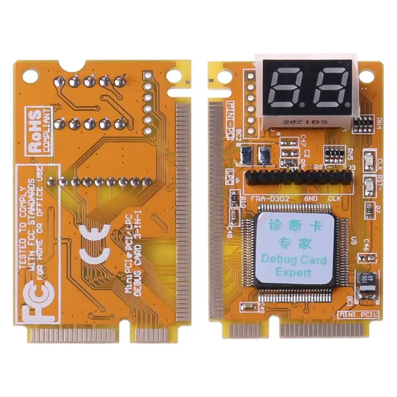 3 In 1 Pci/Pci-E/Lpc Mini Pc Laptop Analyzer Tester Module Diagnostic Bericht Test Card Elektronische Pcb board Led Display