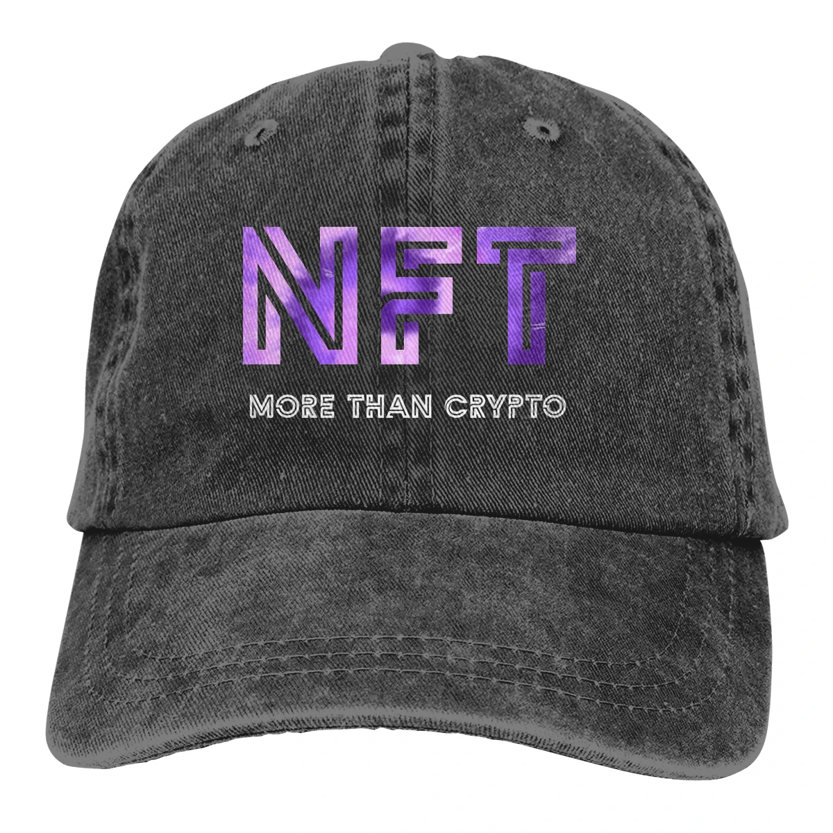 

More Than Crypto The Baseball Cap Peaked capt Sport Unisex Outdoor Custom NFT CryptoPunk YABC Hats